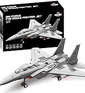 Apostrophe Games Fighter Jet Building Block Set – 227-Pcs F-15 Eagle Fighter Jet Building Toys Se...