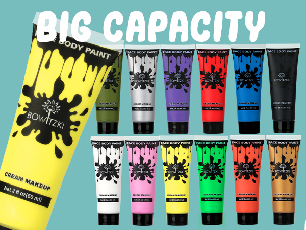 Amazon.com : Bowitzki Face and Body Paint 2oz Cream Makeup