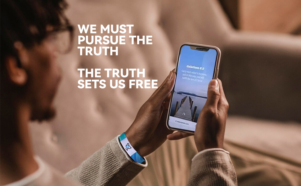 kumamart Daily Bible Verse Bracelet with NFC and Music