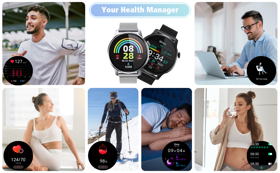 smart watches for men smart watch for iphone 