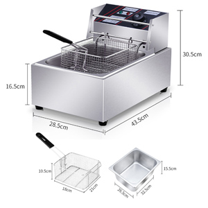 業務用フライヤー 二槽式フライヤー 1700W Amazon.co.jp: KCNN 電気フライヤー 業務用 二槽式 20L 大容量