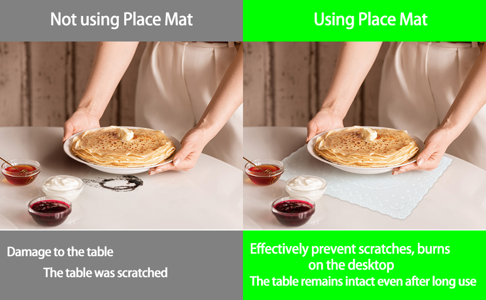 Placemats Set of 6Washable Place Mats NonSlip for Kitchen