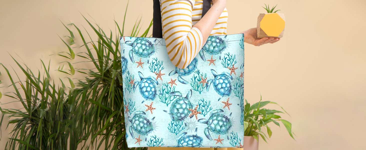 turtle Beach Tote Bag for Women