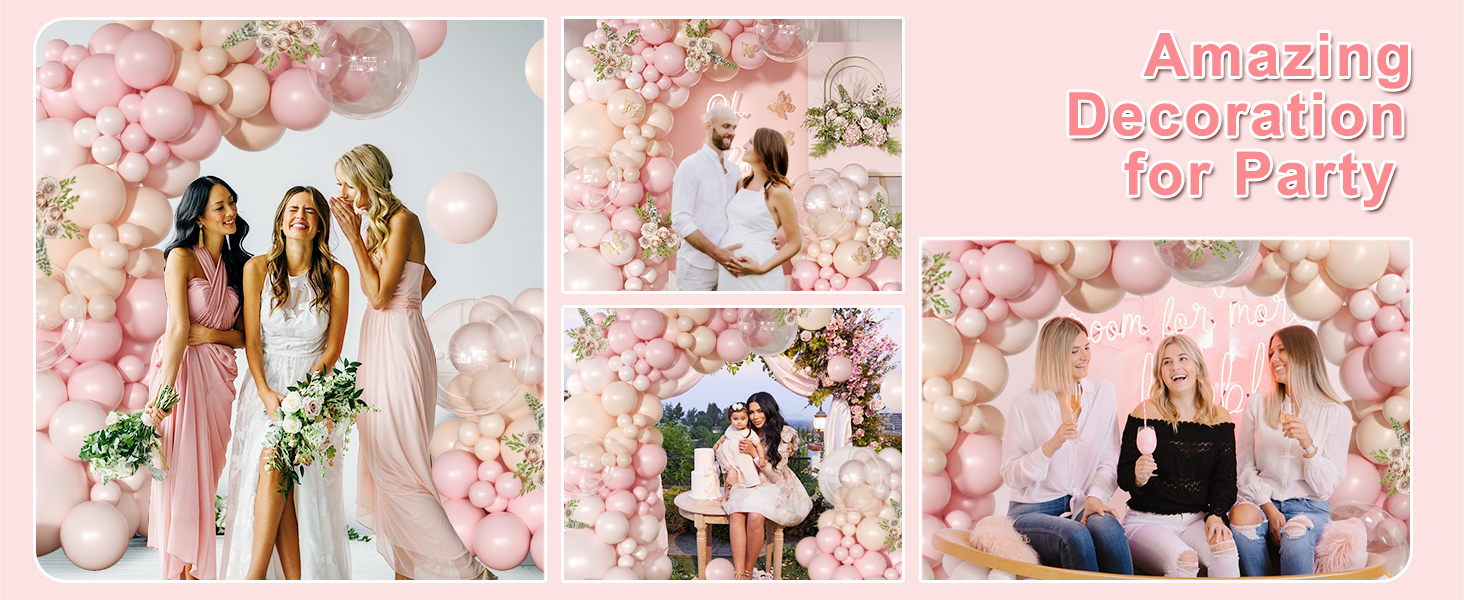 Pink Balloon Arch Kit