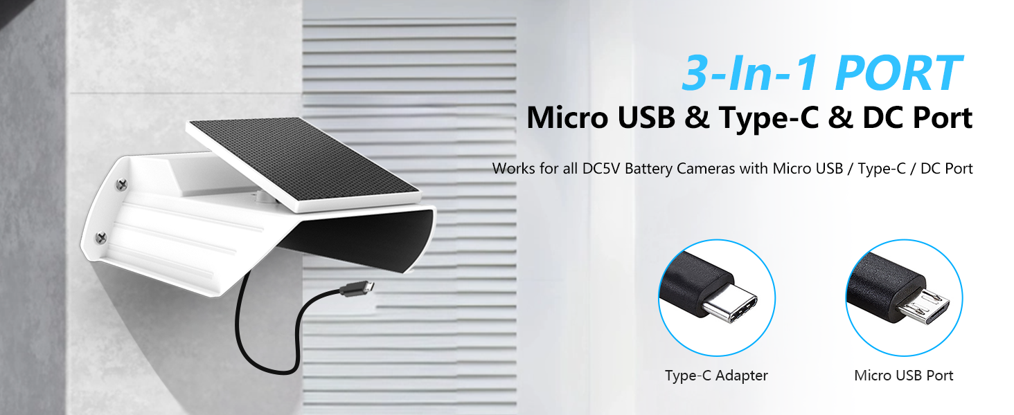 3 charging ports