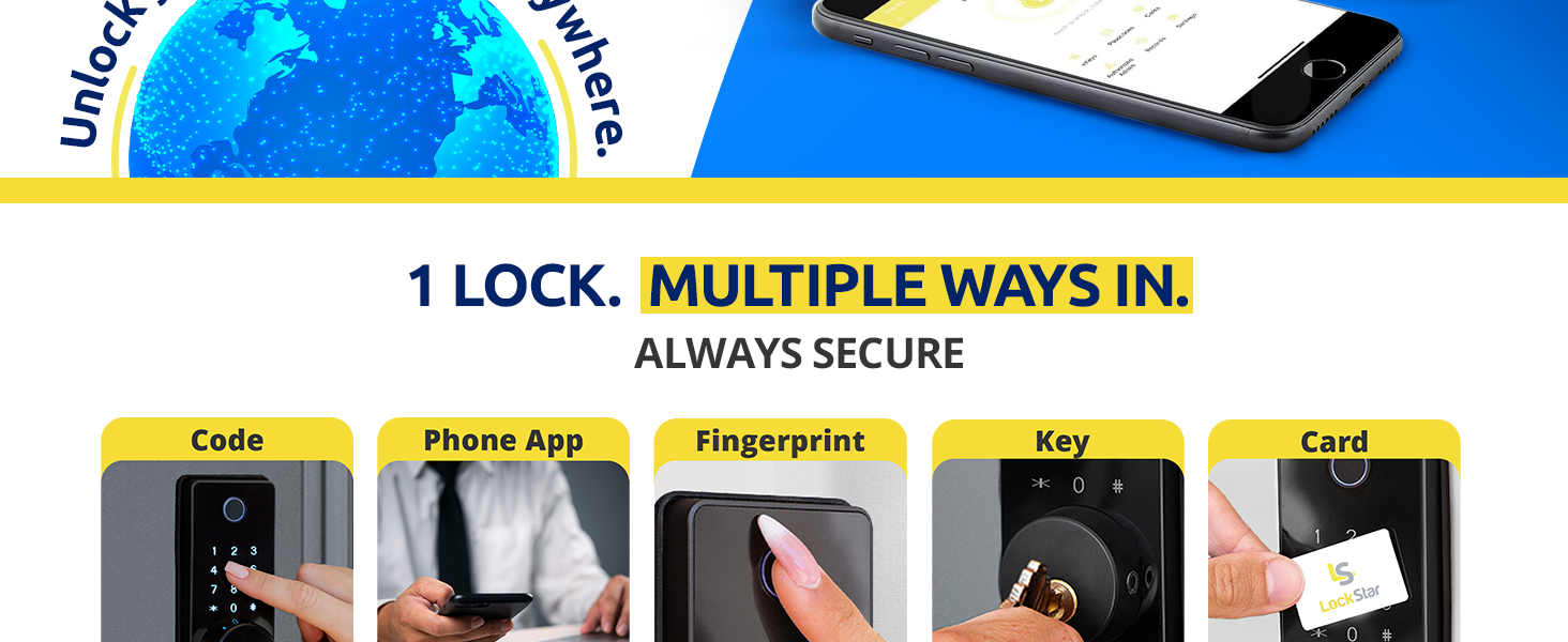 LOCKSTAR Smart Door Lock 2