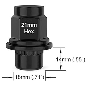 Amazon.com: StanceMagic Set of 20pcs Black 12x1.25 Closed
