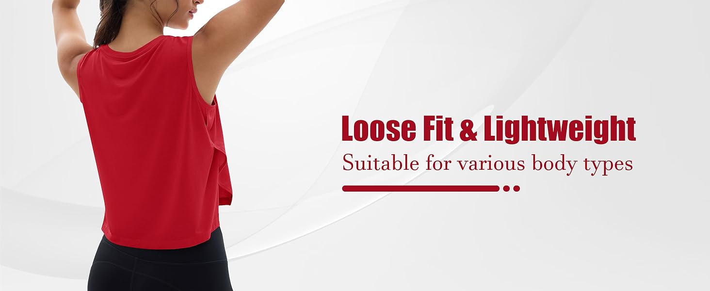 loose fit cropped tops