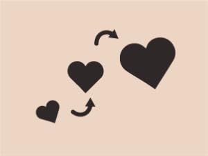 icon showing relationship stages