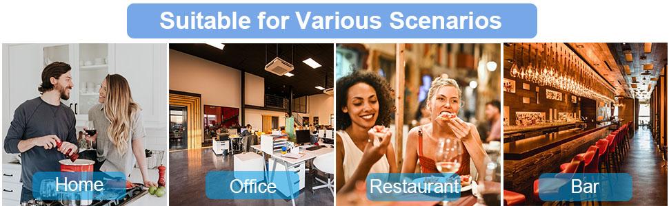 wine and beverage center built in