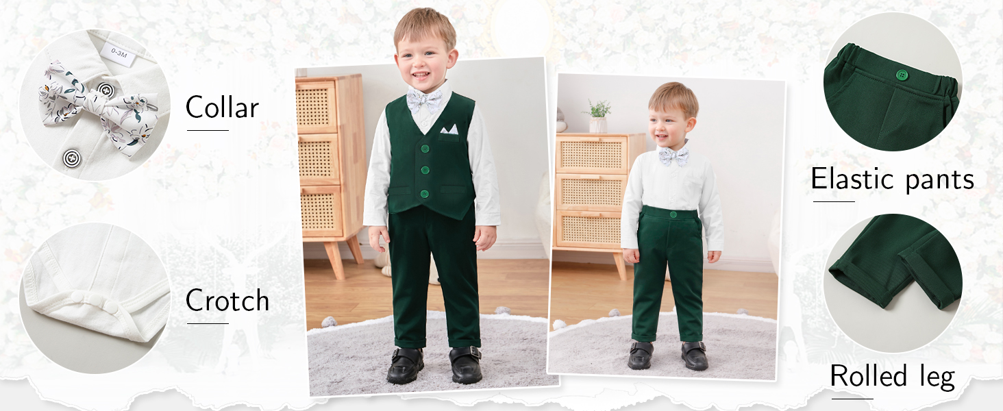 green suit for baby boy