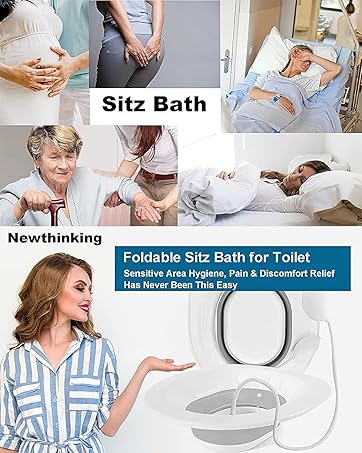 Foldable Postpartum Care Basin Suitable for Pregnant Women Perineum Treatment, Hemorrhoids treatment