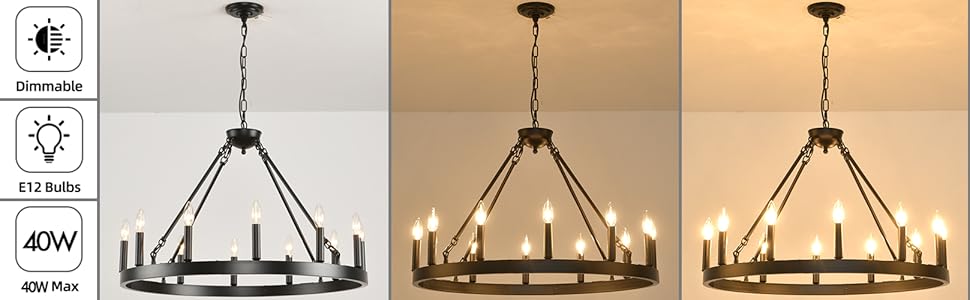 Modern Round Dining Room Chandelier Light Fixtures