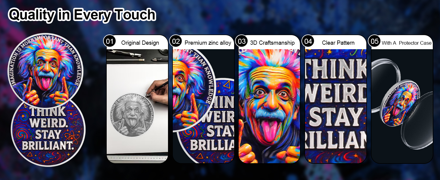 Albert Einstein Coin