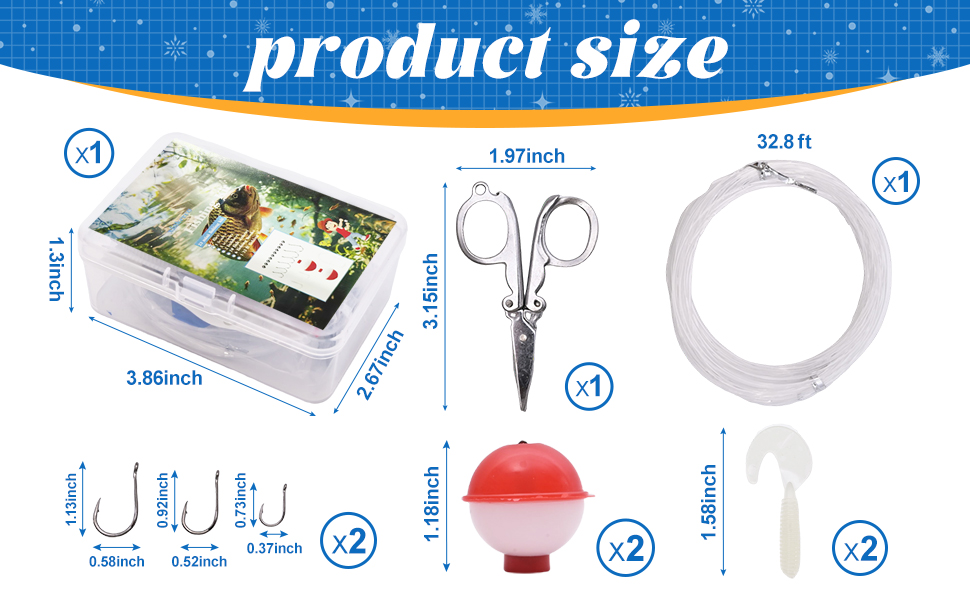 mini fishing kit