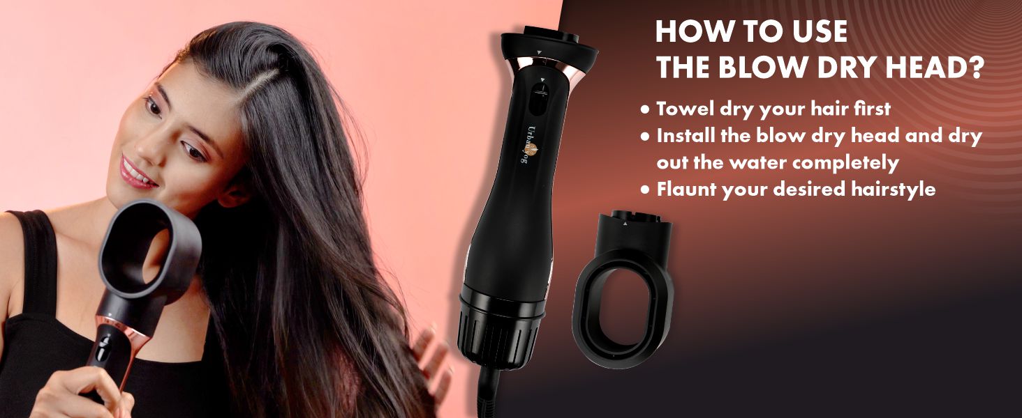 Urban Yog Hot Air Brush for Women One Step Hair Dryer, Hair