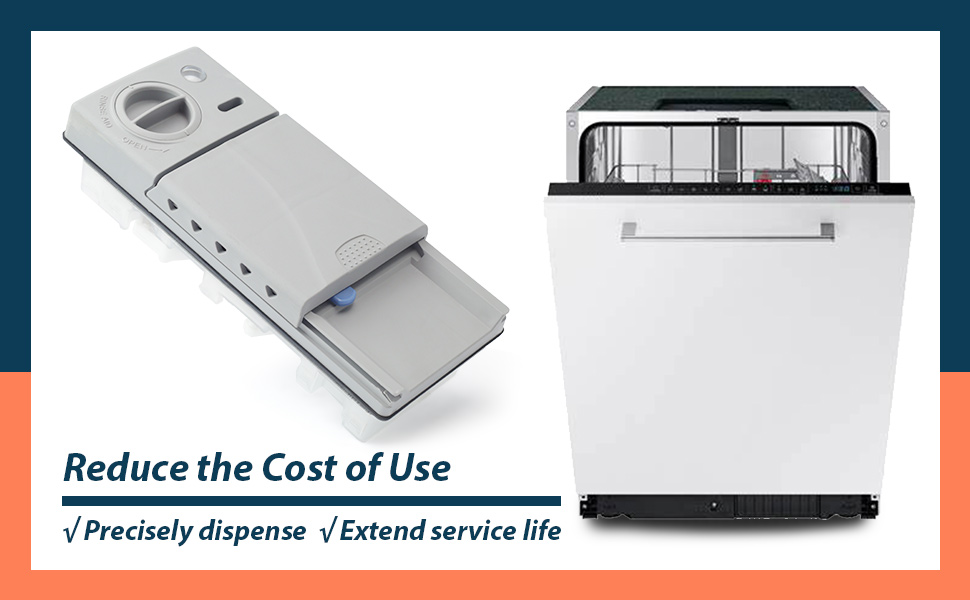 DD59-01002A Dishwasher Detergent Rinse Aid Dispenser Assembly