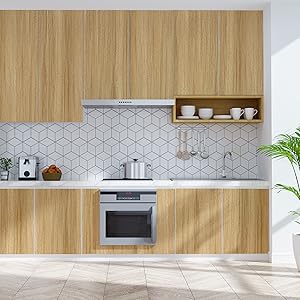Amazon | CHICHOME カッティングシート 壁紙シール 木目 ライト