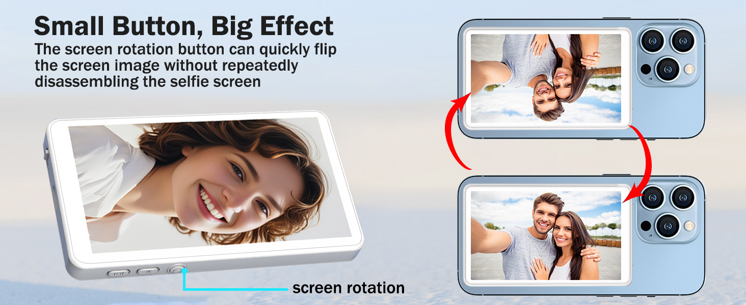selfie monitor screen