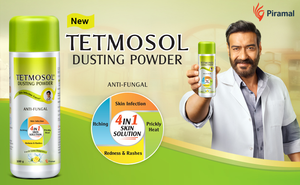 Tetmosol Antifungal Dusting Powder for daily use fights skin