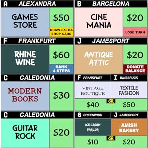 Shop and Option Cards