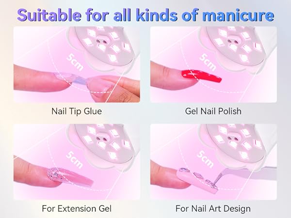cordless uv led nail lamp led nail light for gel nails