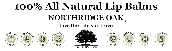 100% All Natural Lip Balms, Beeswax Lip Balm, Shea Butter Lip Balms, Best for Chapped Lips, dry lips