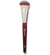BK BEAUTY BRUSHES - 109 MINI CONTOURED FOUNDATION - Face Brush for Liquid or Cream Foundations - ...