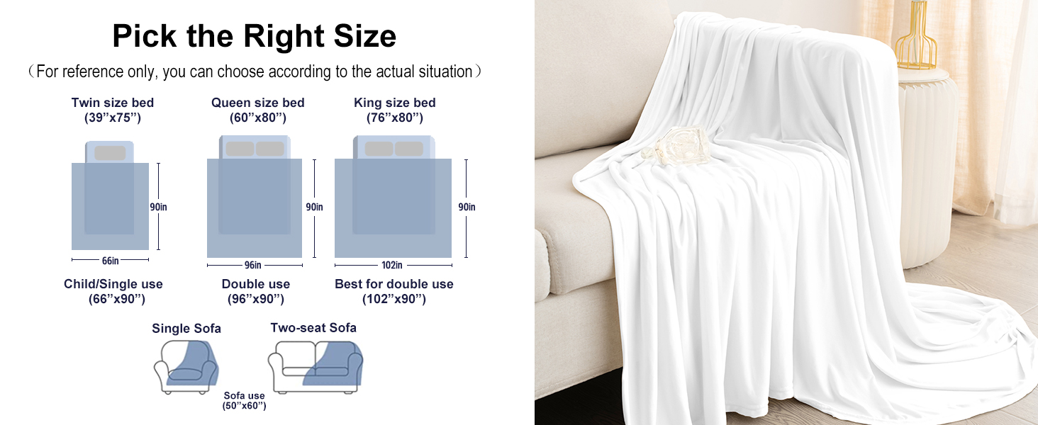 LLanCL Cooling Blanket King Size,Summer Blanket with Japanese Cooling Fiber, Cool