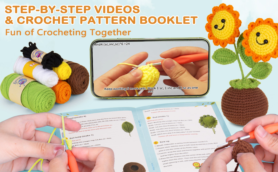 Amazon.com: Crochetta Crochet Kit for Beginners,Beginner Crochet ...