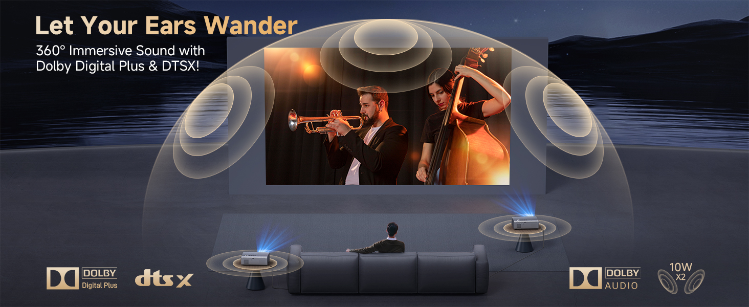 dolby audio projector