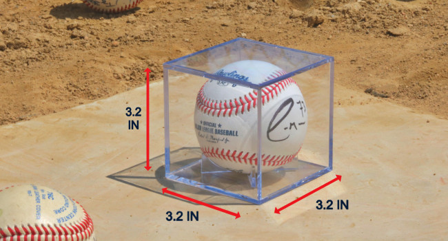 baseball display cubes baseball showcase baseball collection display clear baseball holder