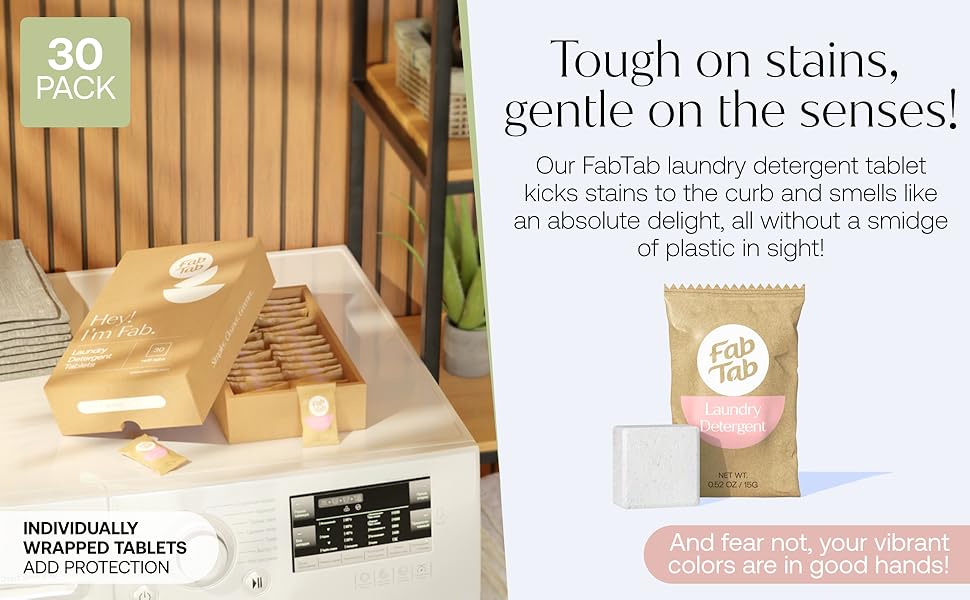 Laundry - Tough on stains gentle on the senses