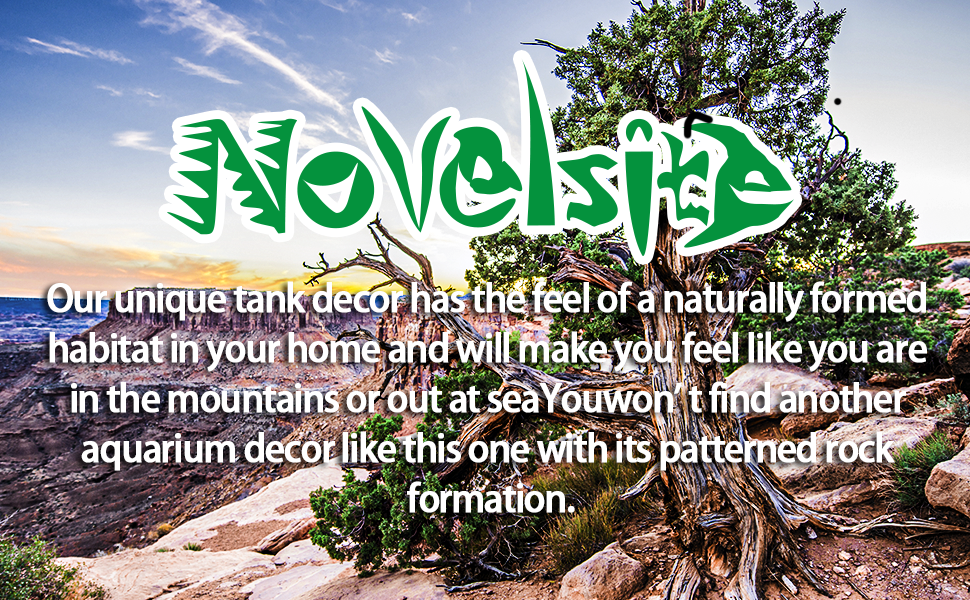 Novelsite Fish Tank Decor