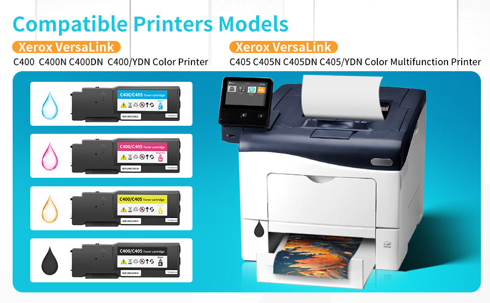 Amazon.com: Versalink C405 Toner for Xerox C400 Toner Cartridge ...