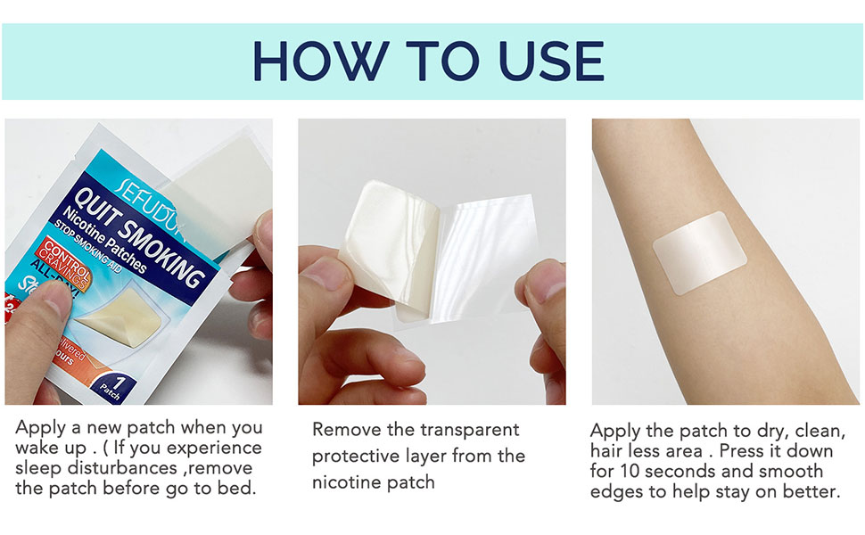 Quit Smoking Patches, 30 Packs 21mg 30 Packs Nicotine Patches Step 1 to Help Quit Smoking