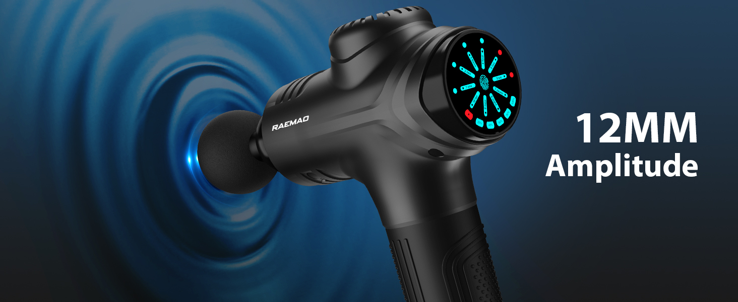Electric massage gun with multiple attachments for targeted muscle relief and deep tissue therapy
