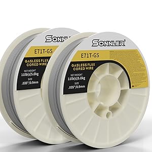 新品　SOURCE NEXT SUPER ELMER STANDARD 11-Pound .035 Flux Core Welding Wire, E71T-GS Mig Welding
