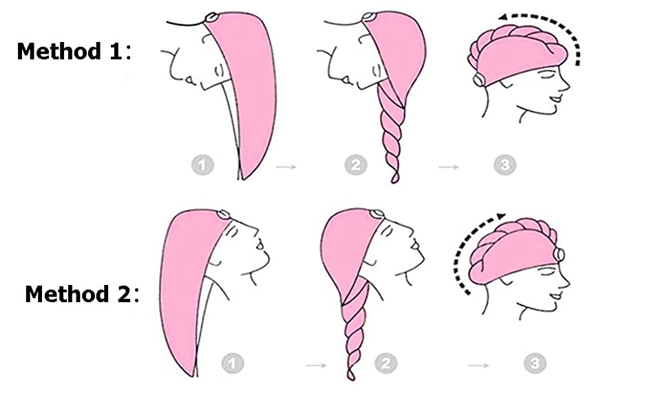 Nnewvante Microfiber Hair Towel for Curly Hair Turbans for Wet Hair Drying Towels Fast Dry Hair Towel Wrap for Women 26 Inch10 Inch 12 Microfiber Hair Towel