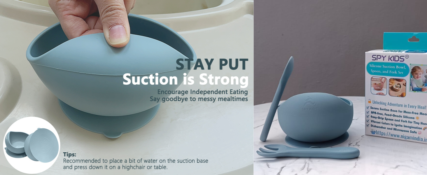Silicon baby tableware set