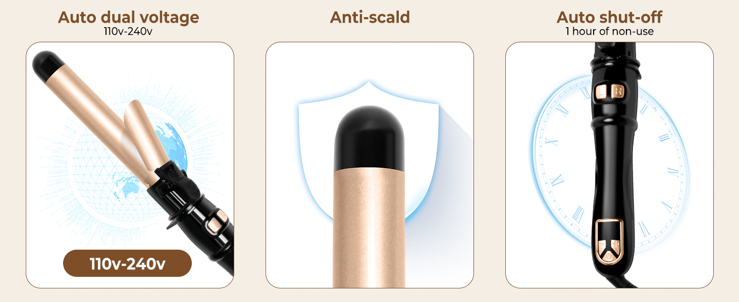 automatic hair curlers rotating hair curler hair curlers for long hair