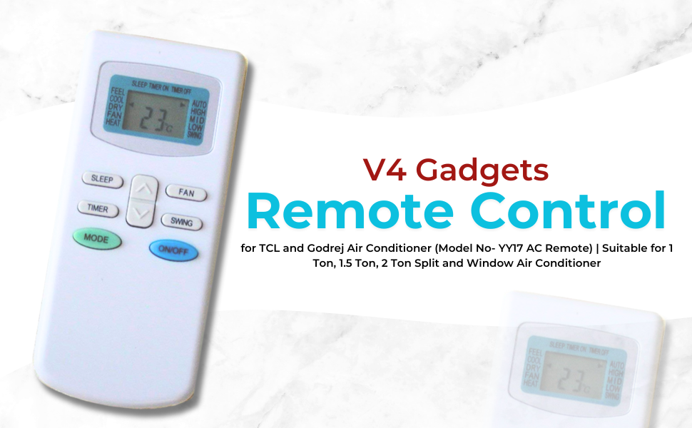 Review V4® Compatible Replacement Remote Control For Tcl And Godrej 5 Spn-E2Fa