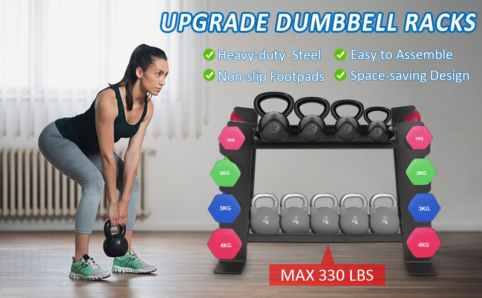 ALABX Upgrade Dumbbell RackDumbbell Racks Stand,Small Dumbbell Storage