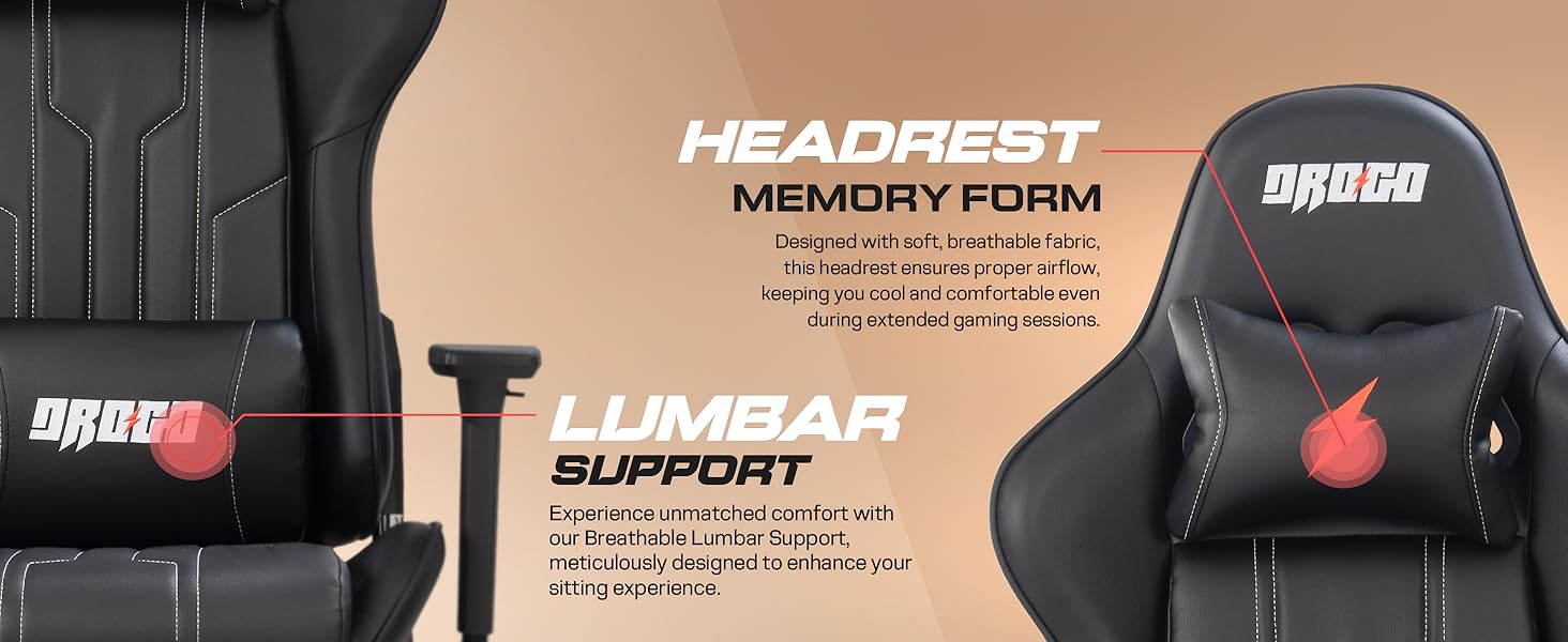 Recline gaming chair, premium office chair