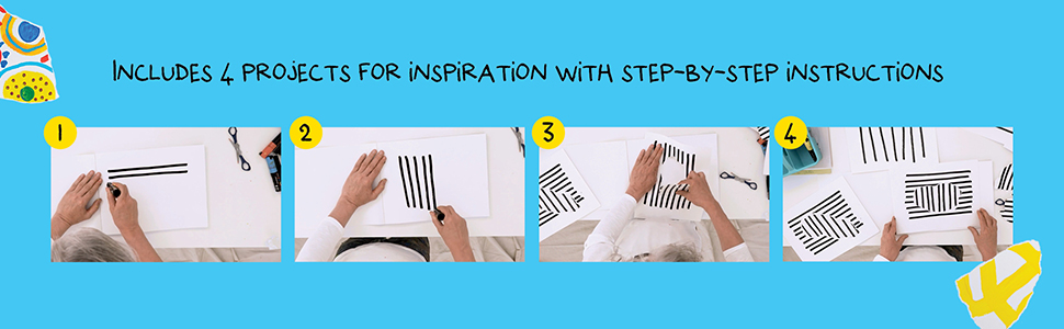 Includes 4 projects for inspiration with step-by-step instructions