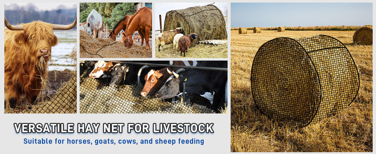 round bale hay net