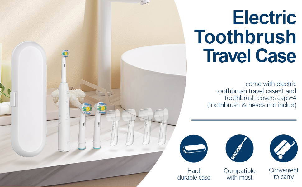 ARRITZ Electric Toothbrush Travel Case for OralB/Philips