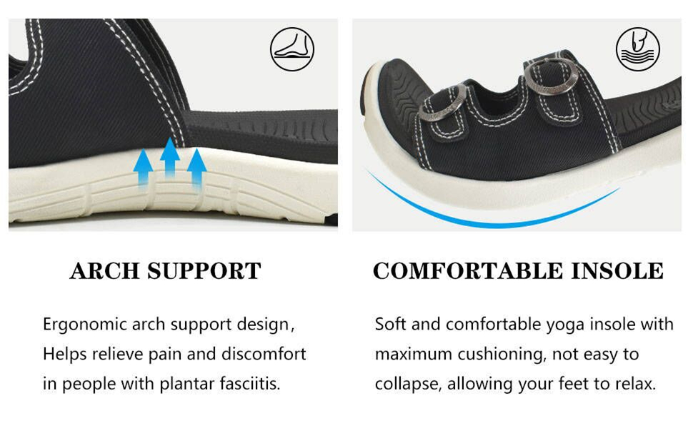 arch support sandals