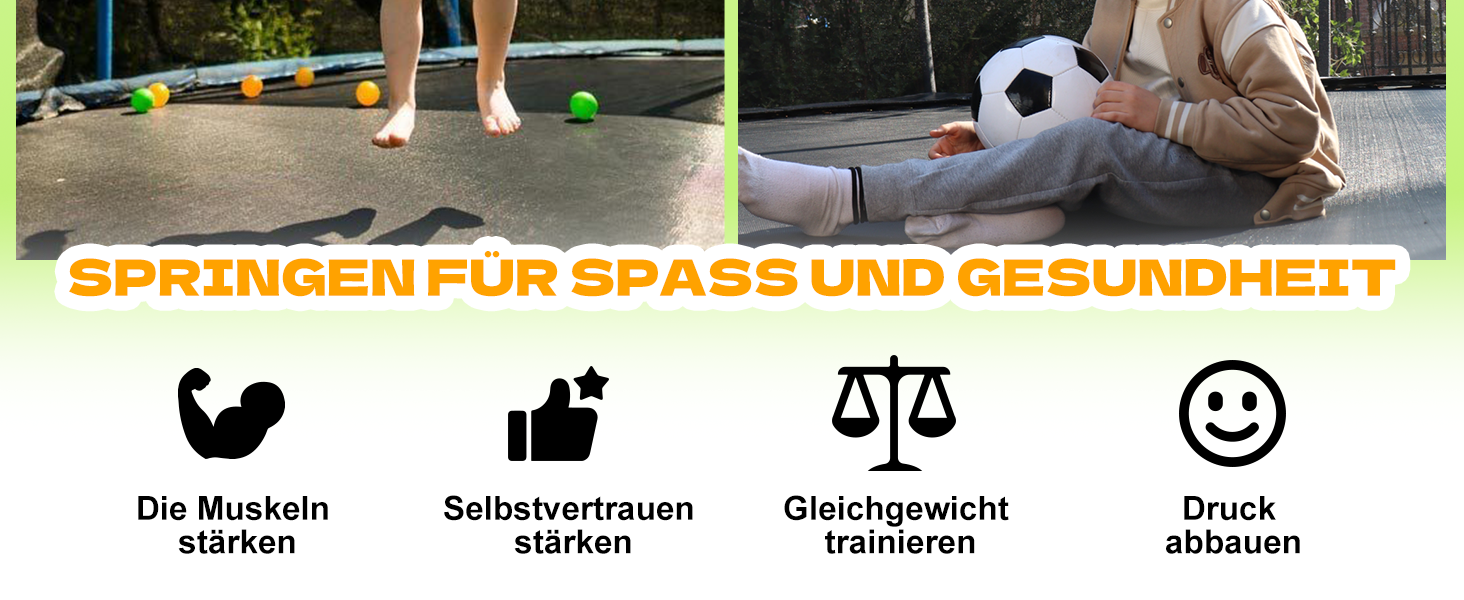 Devoko Outdoor Trampolin, TÜV GS-Zertifikat, Kindertrampolin mit Sicherheitsnetz 38fe0992 2fe4 45e4 9054 106b2e88e518. CR0,0,1464,600 PT0 SX1464 V1