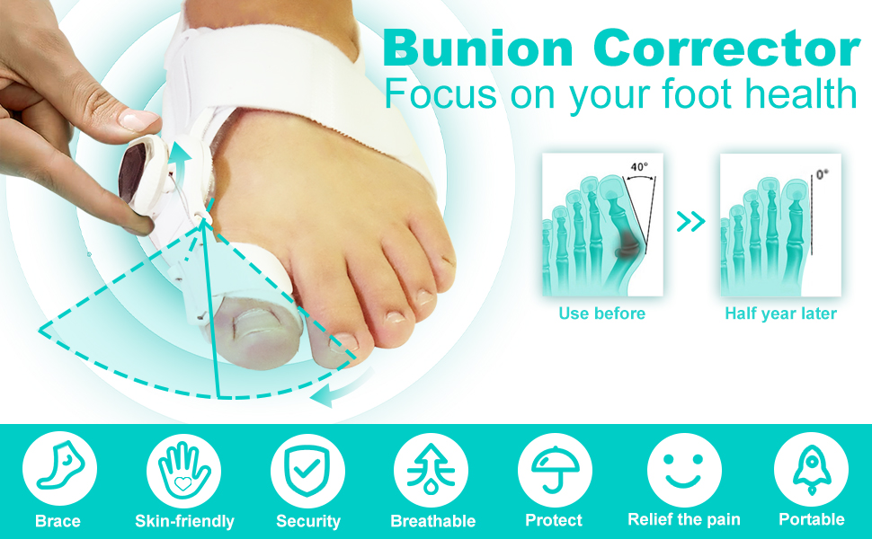 bunion corrector for women big toe for men toe straightener bunyan correct toe corrector de juanetes